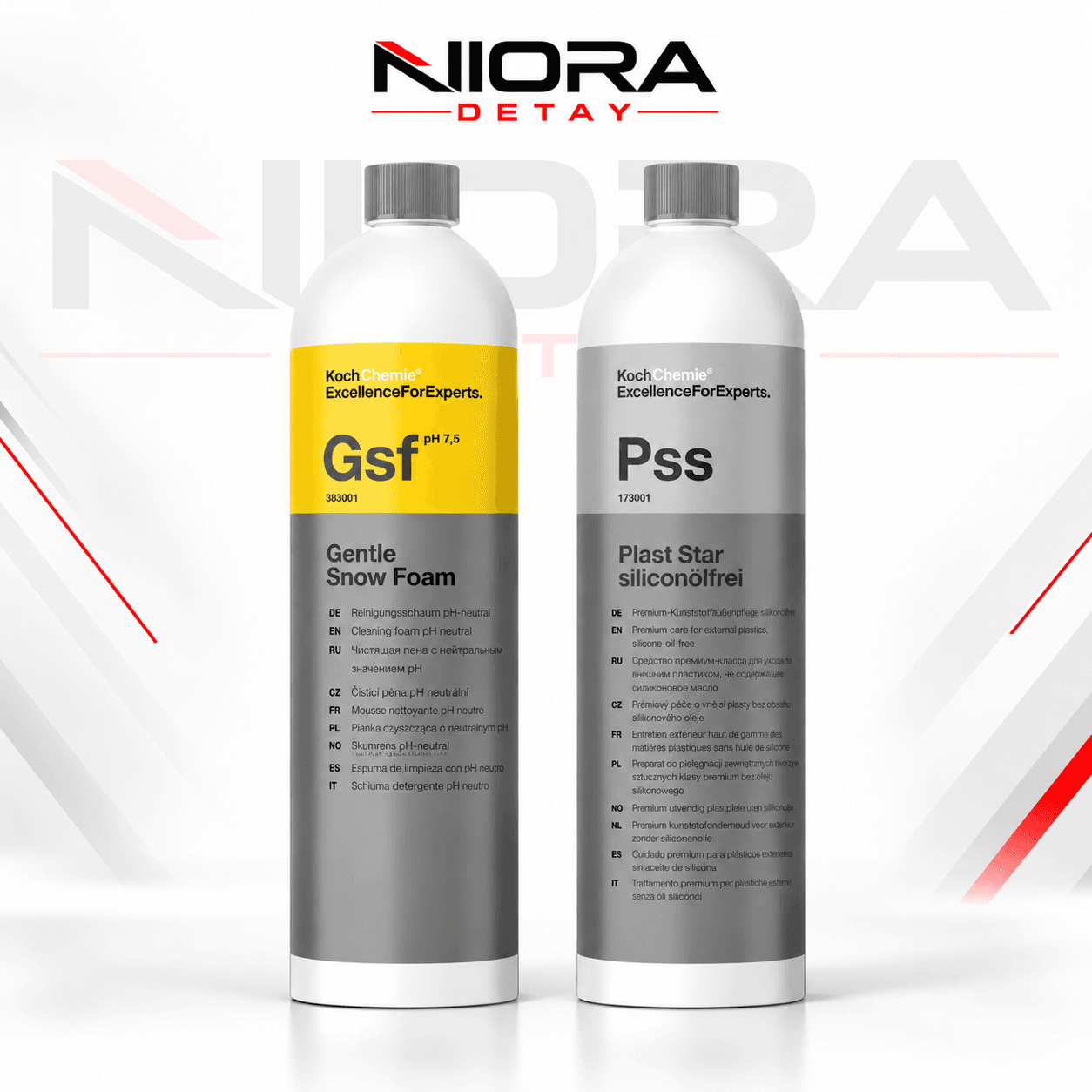 Koch Chemie GSF + PSS 1 L Yıkama ve Plastik Koruma Seti