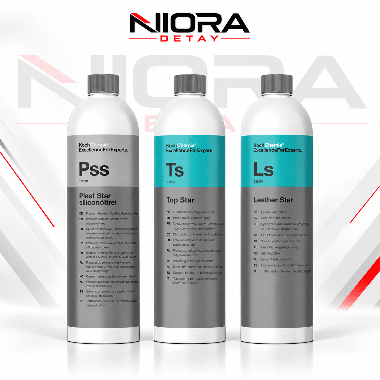 Koch Chemie PSS + TS + LS 1 L İç ve Dış Bakım Seti